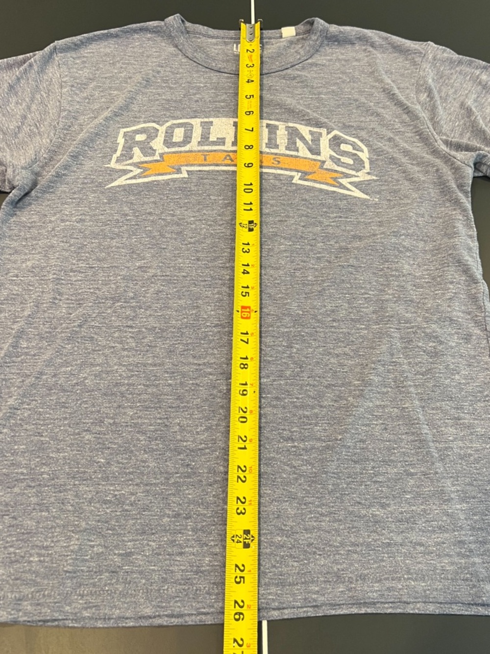 Rollins College Tars Blue and White Graphic Tee Shirt by League Mens Sz Large - Picture 10 of 11